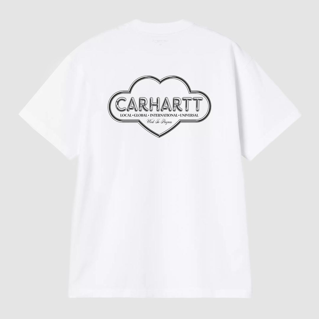 S/S Cloud Heart T-Shirt White