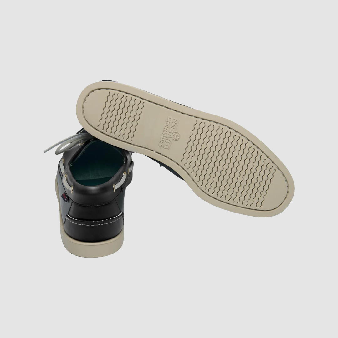 Docksides Portland Waxed Green Forest / Blue Navy