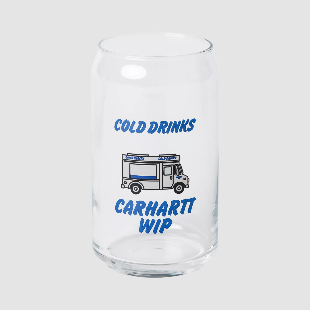 Cold Drink Can Glass Clear