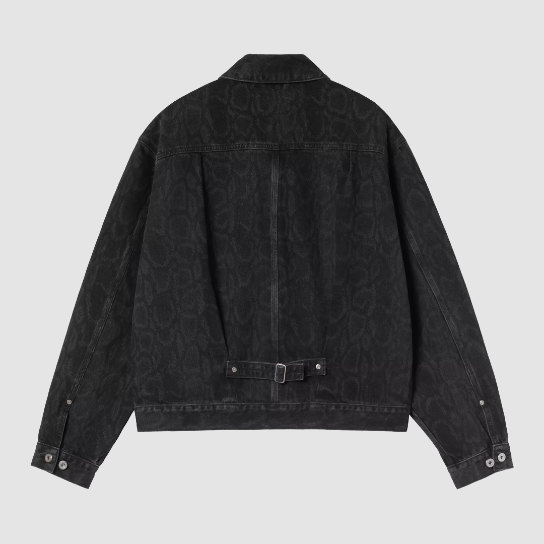 Belmar Jacket Snake Camo Black Heavt Stone Wash