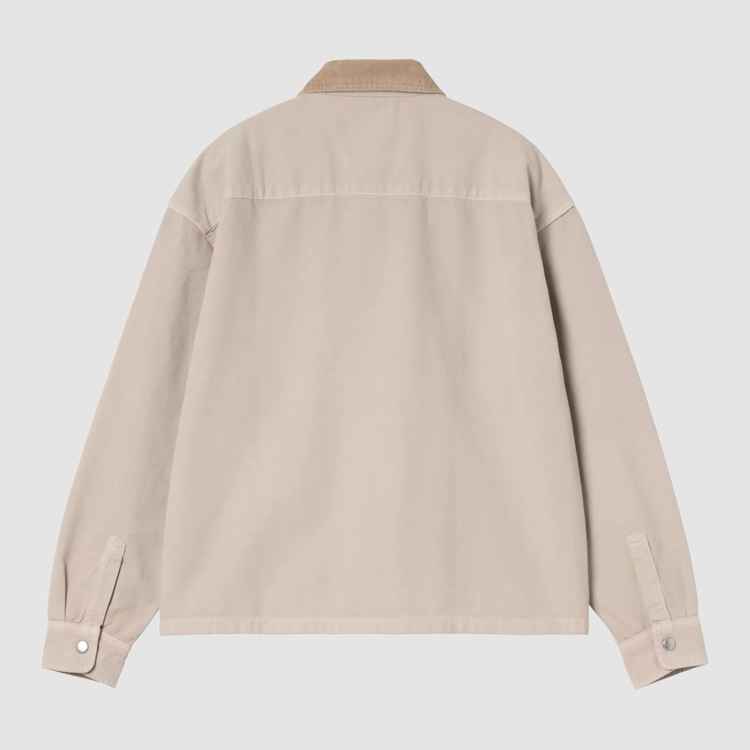 Prescott Shirt Jacket String / Leather Garment Dyed