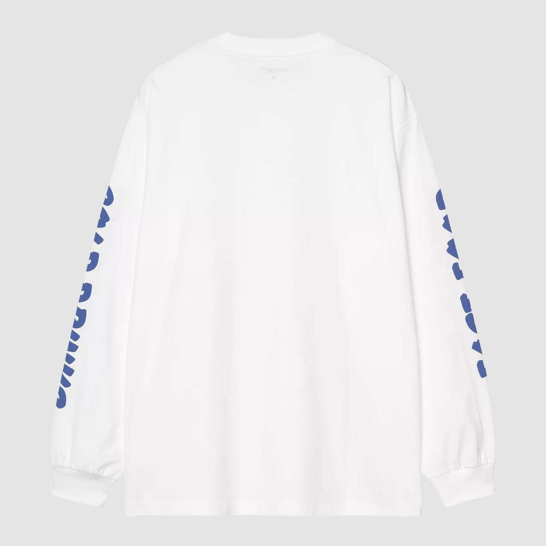 L/S Cold Drinks T-Shirt White