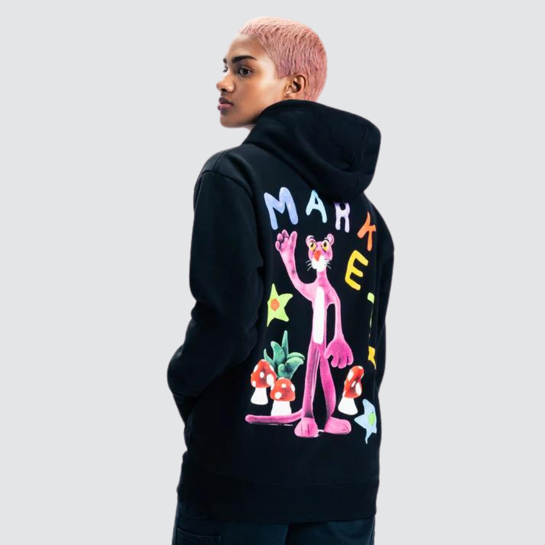 Pink Panther Nostalgia Hoodie Black