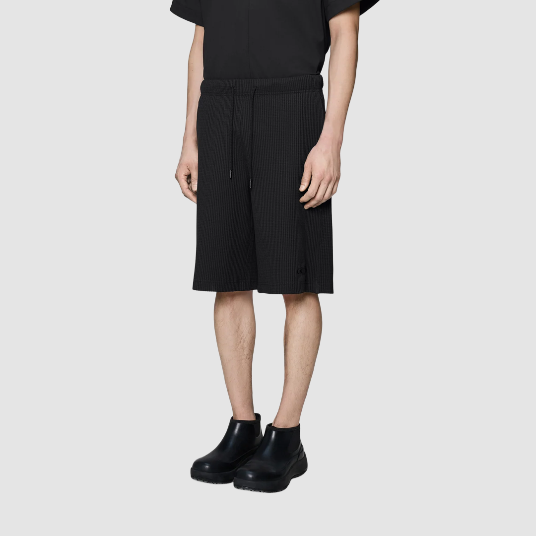 Waffle Shorts Splash Black
