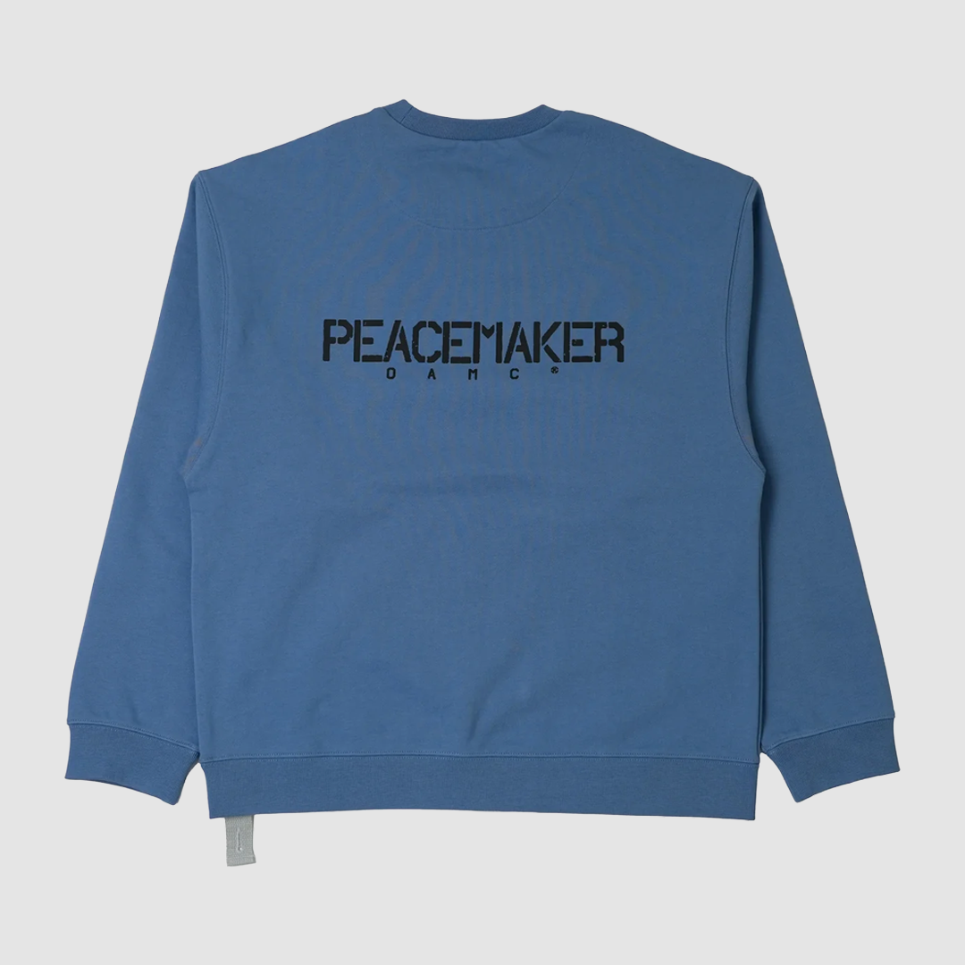 Crew Stencil Print Avio Blue