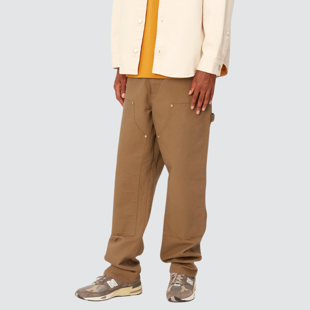 Double Knee Pant Hamilton Brown Rinsed