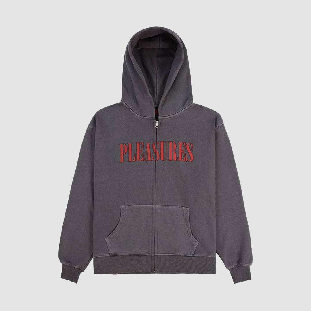 Onyx Zip Up Hoodie Faded Black