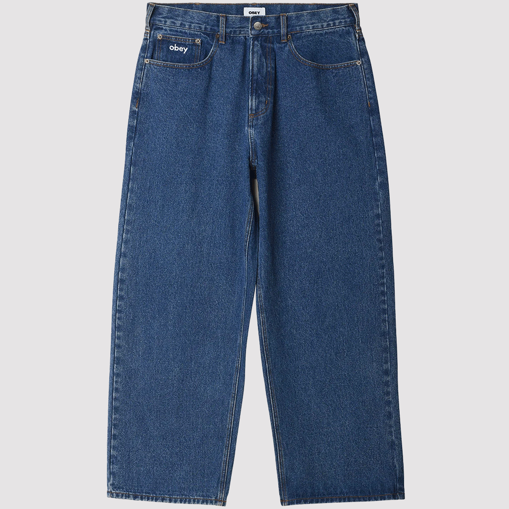 Bigwig Baggy Denim Stone Wash Indigo