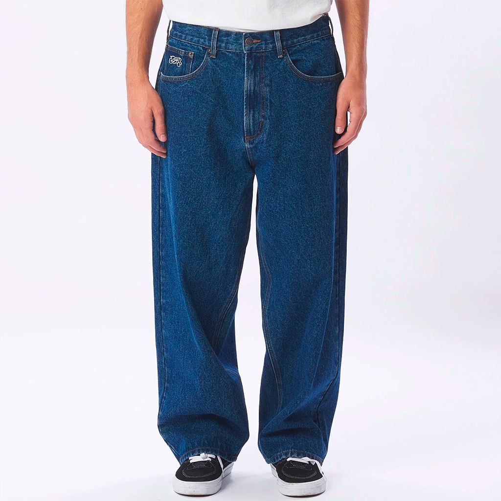 Bigwig Baggy Denim Stone Wash Indigo