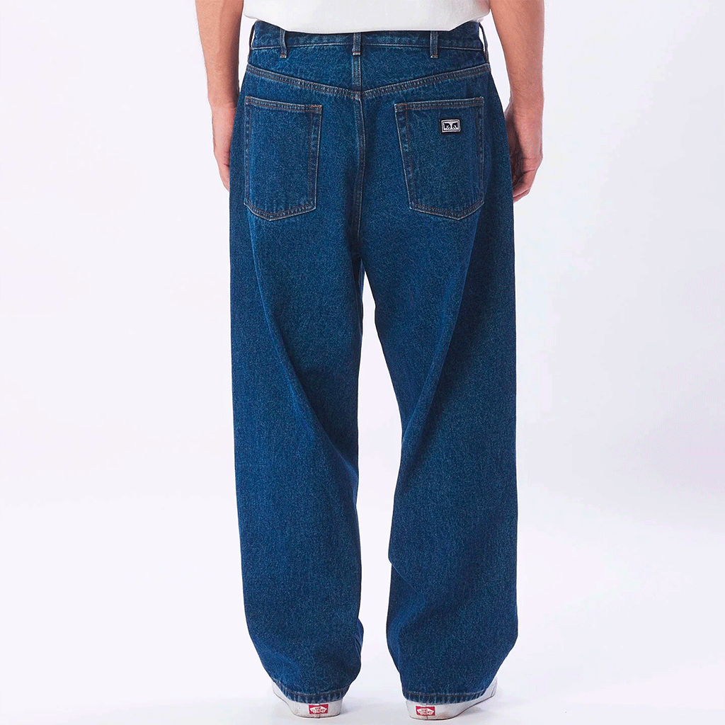 Bigwig Baggy Denim Stone Wash Indigo