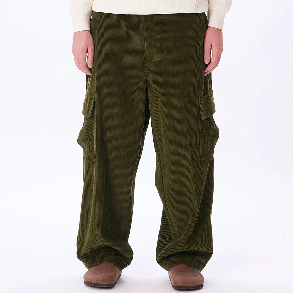 Bigwig Baggy Corduroy Cargo Pant Army