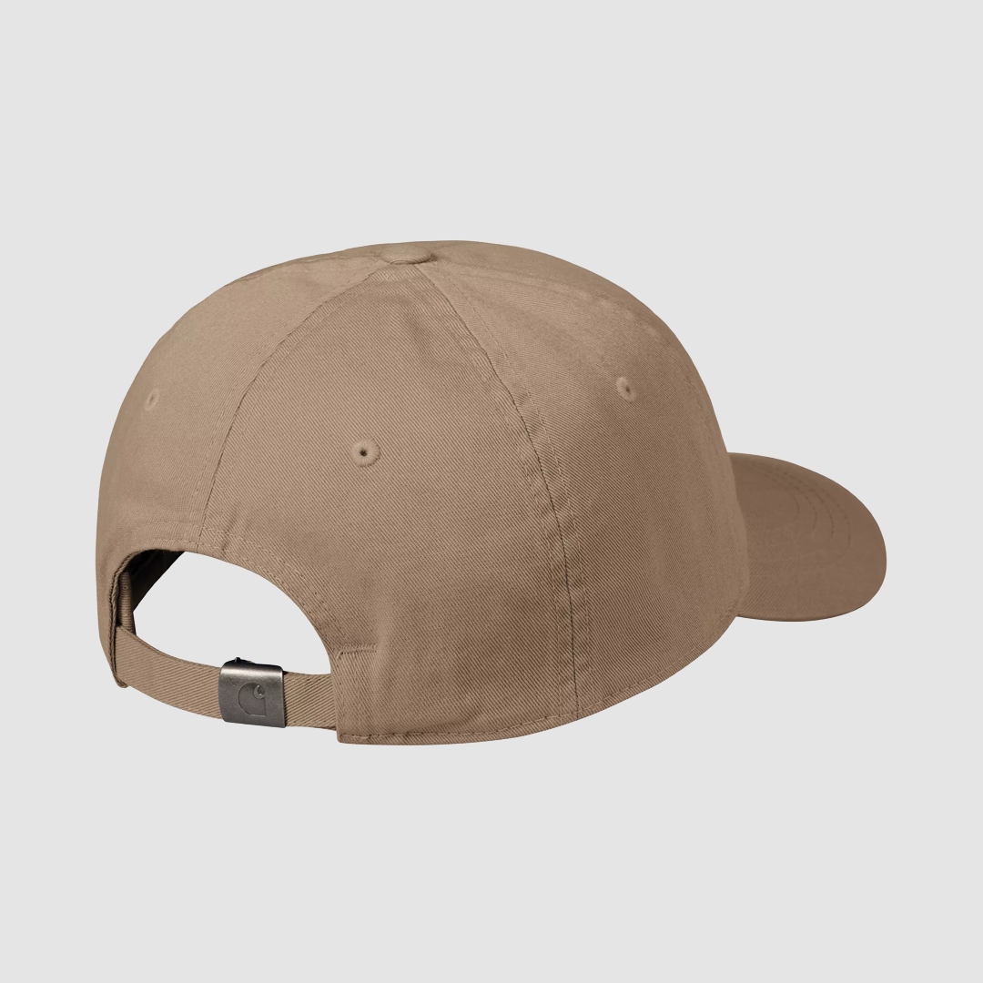 Madison Logo Cap Leather/ White