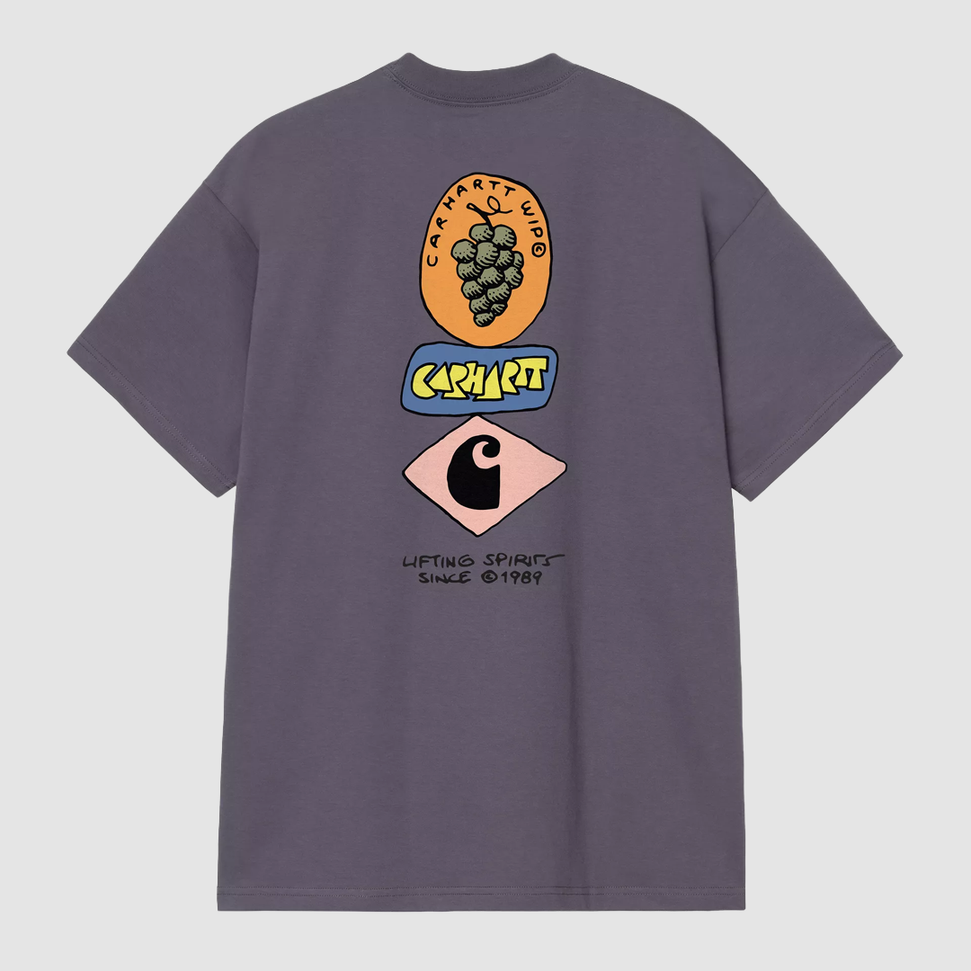 S/S Stacked Grapes T-Shirt Shady Purple