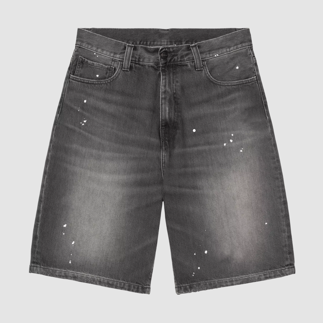 Landon Short Blue Destroy Wash Splatter