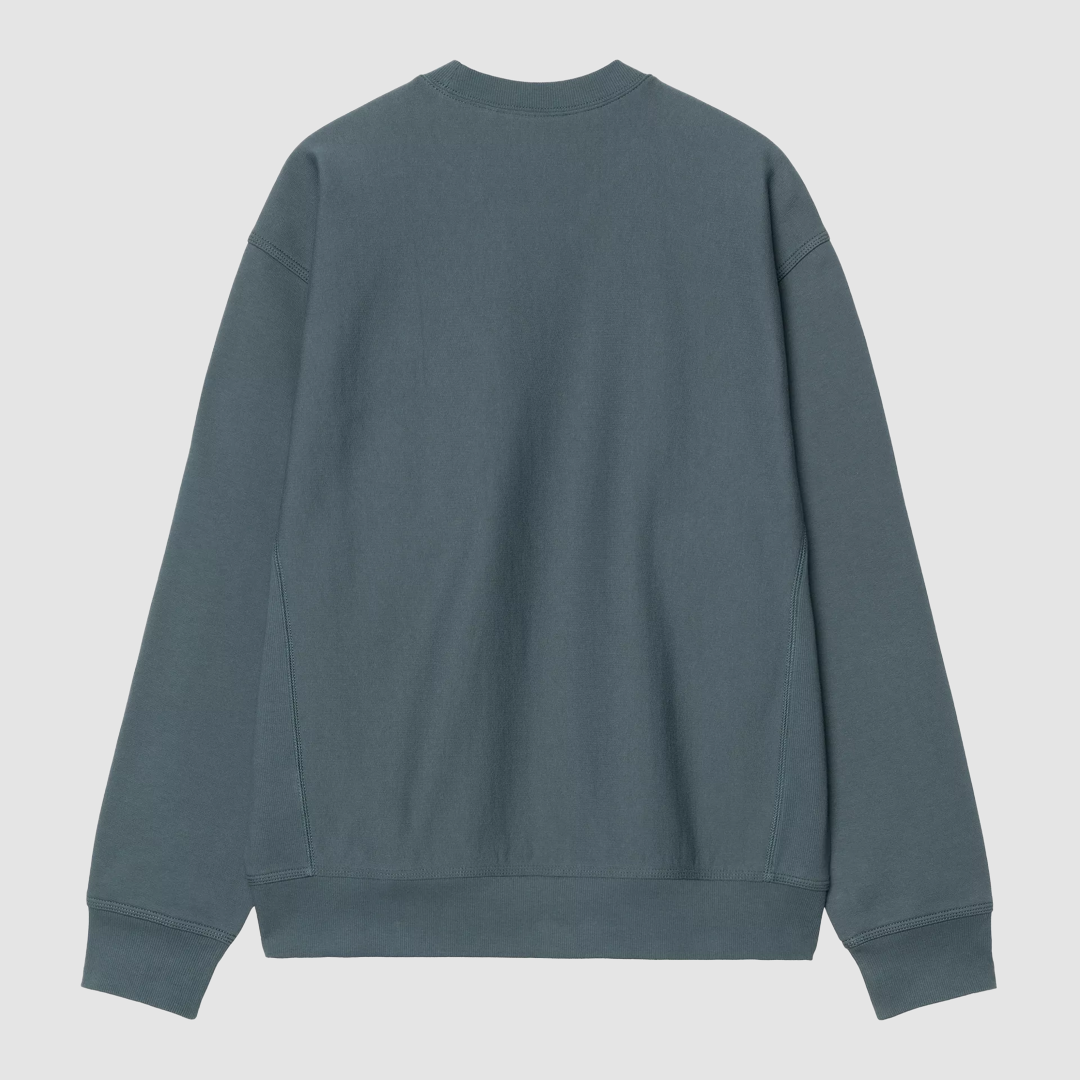 American Script Sweat Office Blue