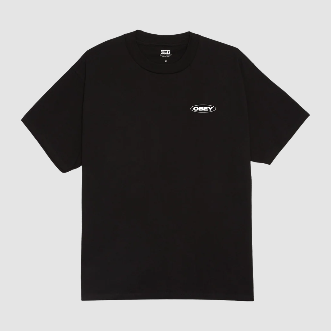Obey Global Impact Black T-Shirt
