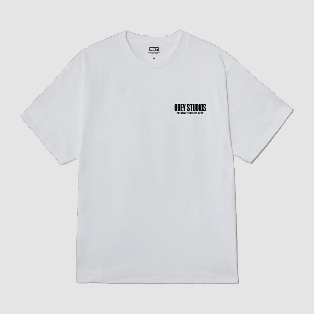 Obey Creative Service Dept White T-Shirt