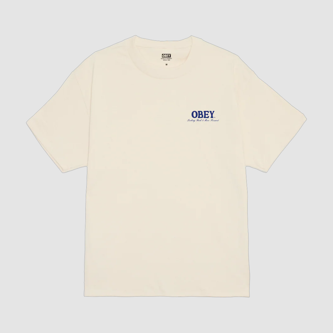 Obey Move Forward T-Shirt Cream
