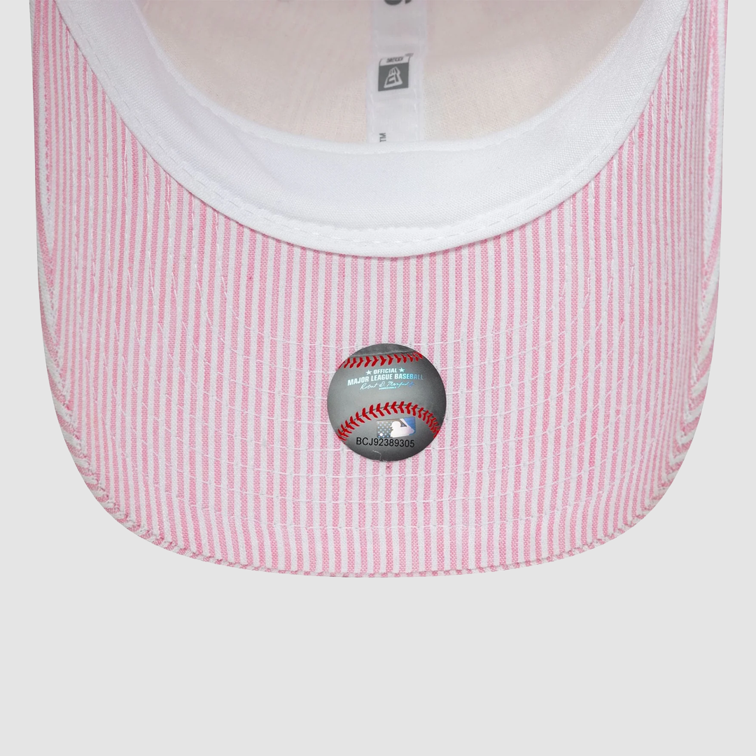 9TWENTY Kids Seersucker Los Angeles Dodgers MLB Pink