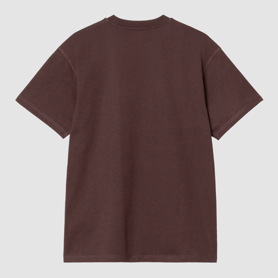 S/S American Script T-Shirt Palisander