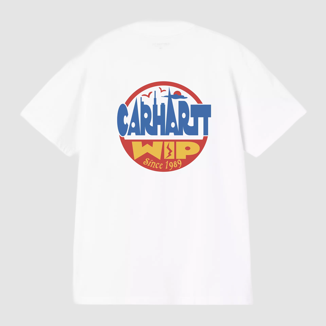S/S Luggage Label T-Shirt White
