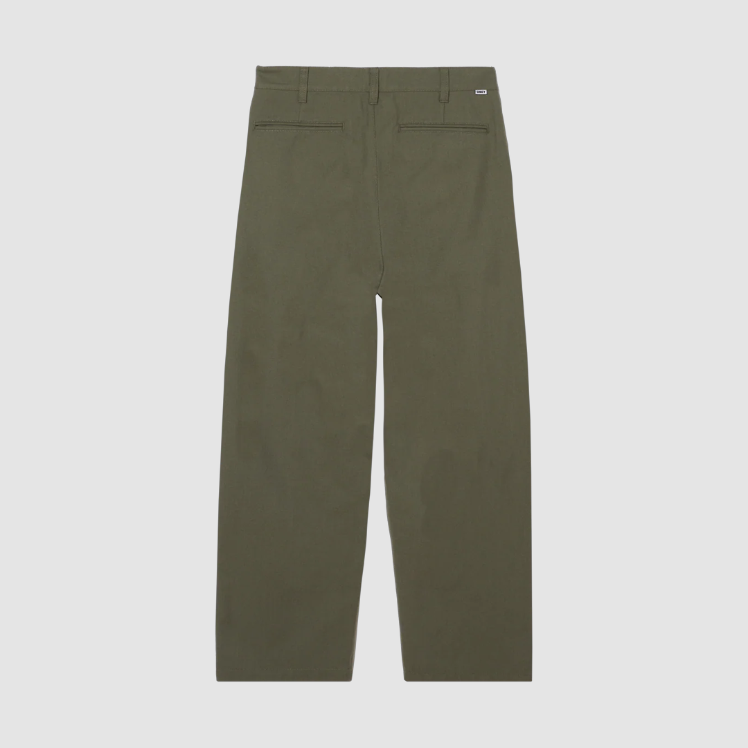 Dean Pleated Pant Tea Leaf