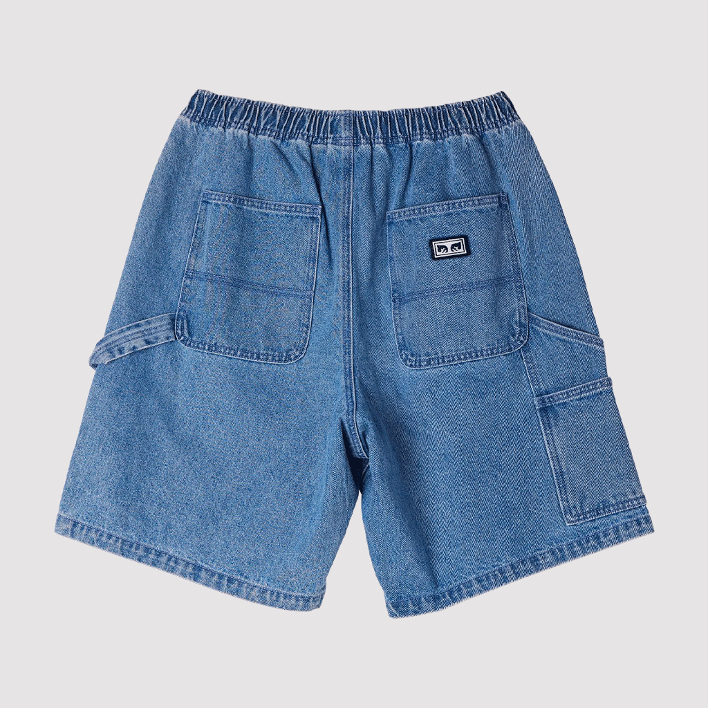 Easy Denim Carpenter Short Light Indigo