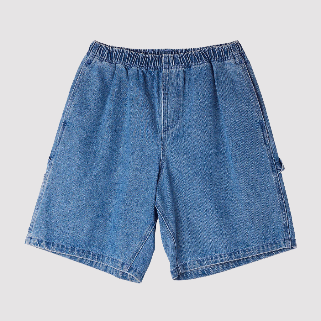 Easy Denim Carpenter Short Light Indigo
