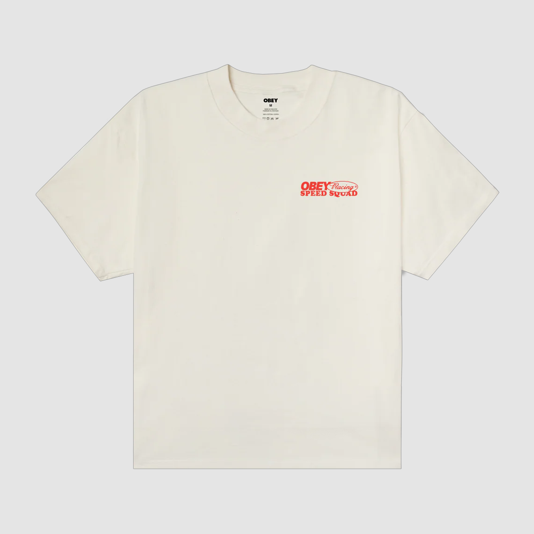Obey Speed Squad T-Shirt Vintage White