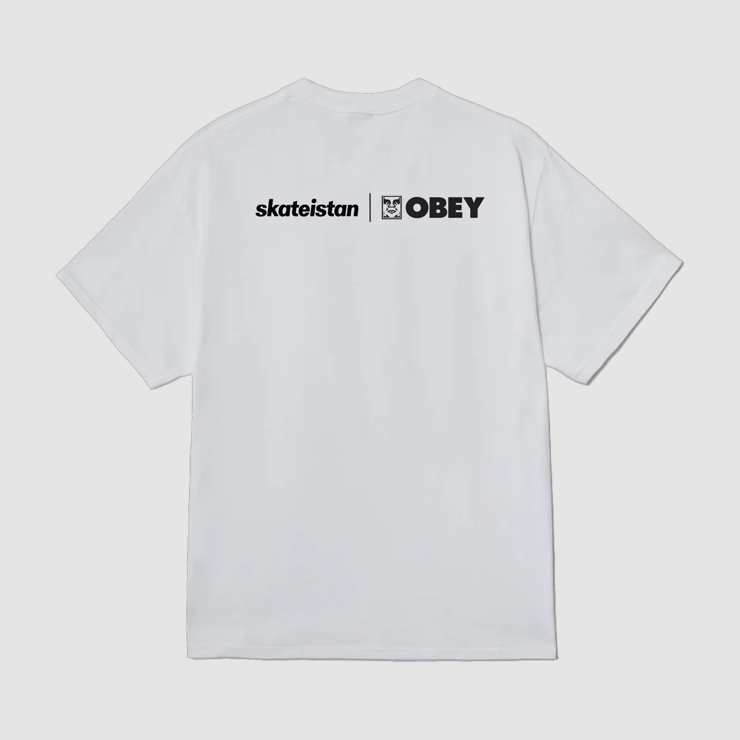 Skateistan / Obey Photo T-Shirt White