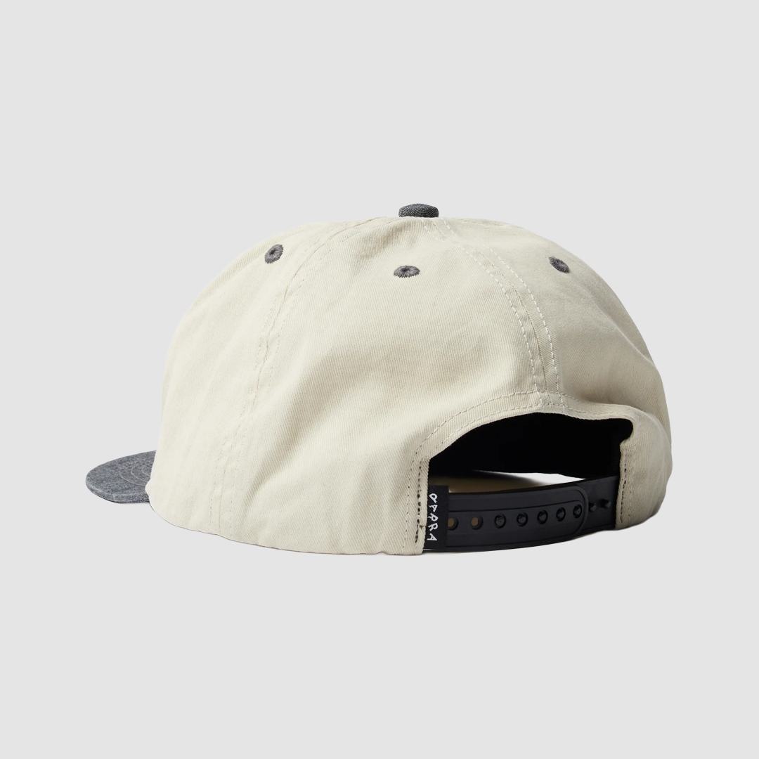 Yarn Bird 5 Panel Hat Off White