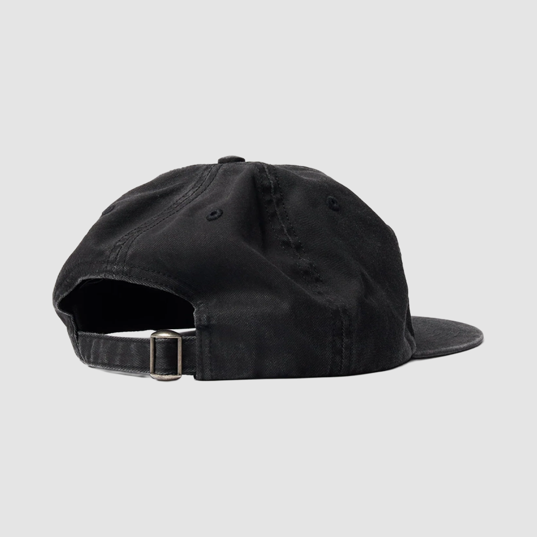 Signature 6 Panel Hat Black
