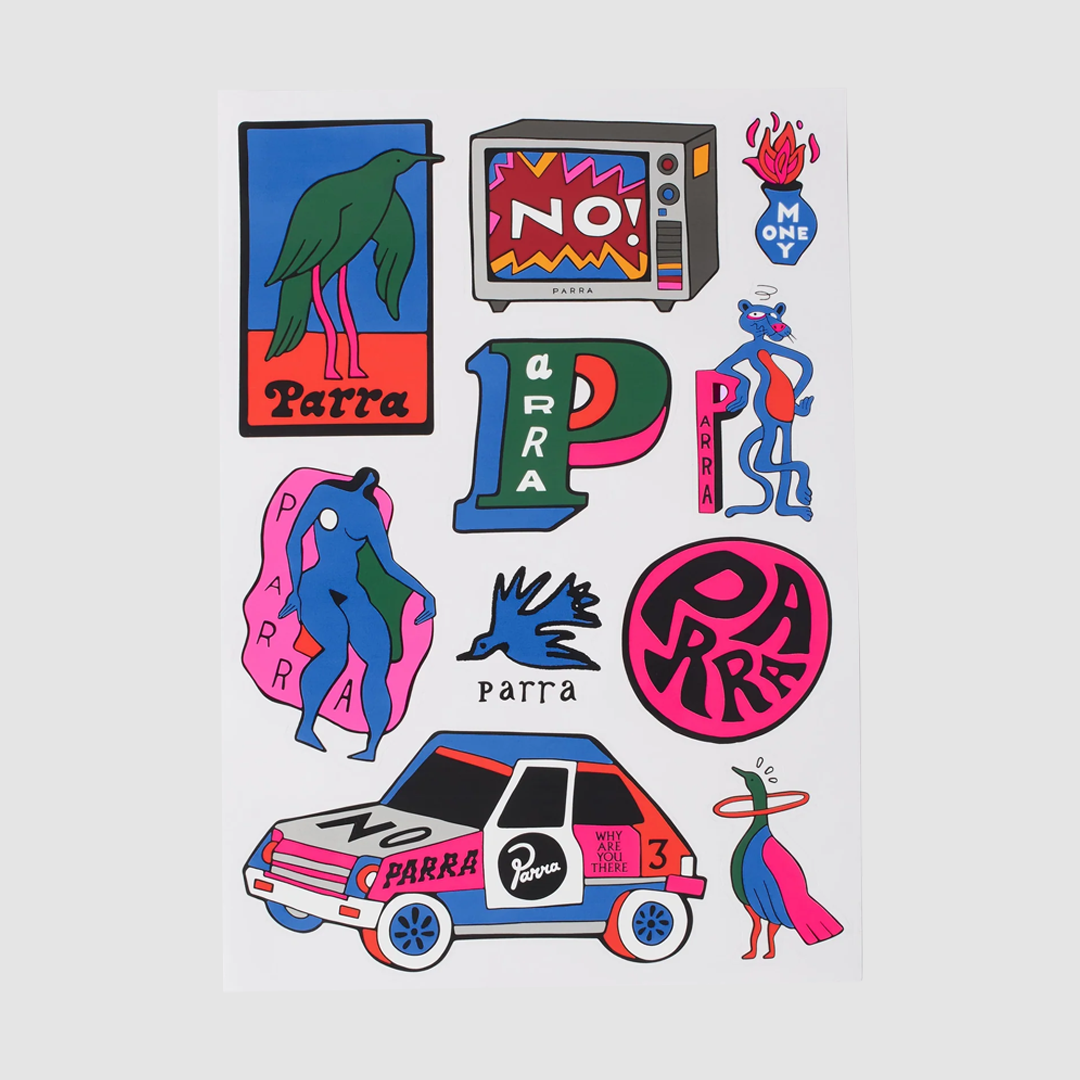 Another Various Vinyl Sticker Sheet Multi
