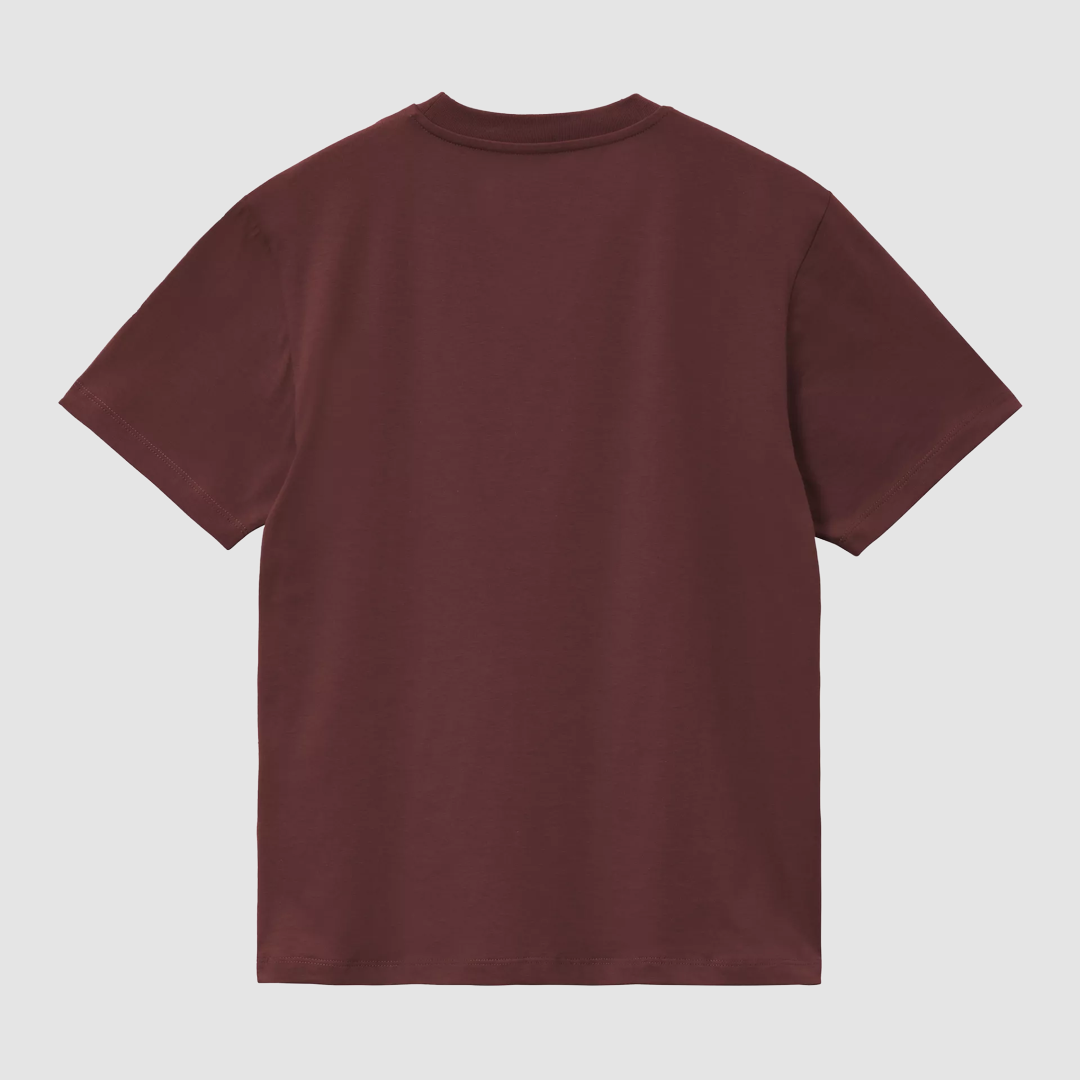 W' S/S Pocket T-Shirt Amarone