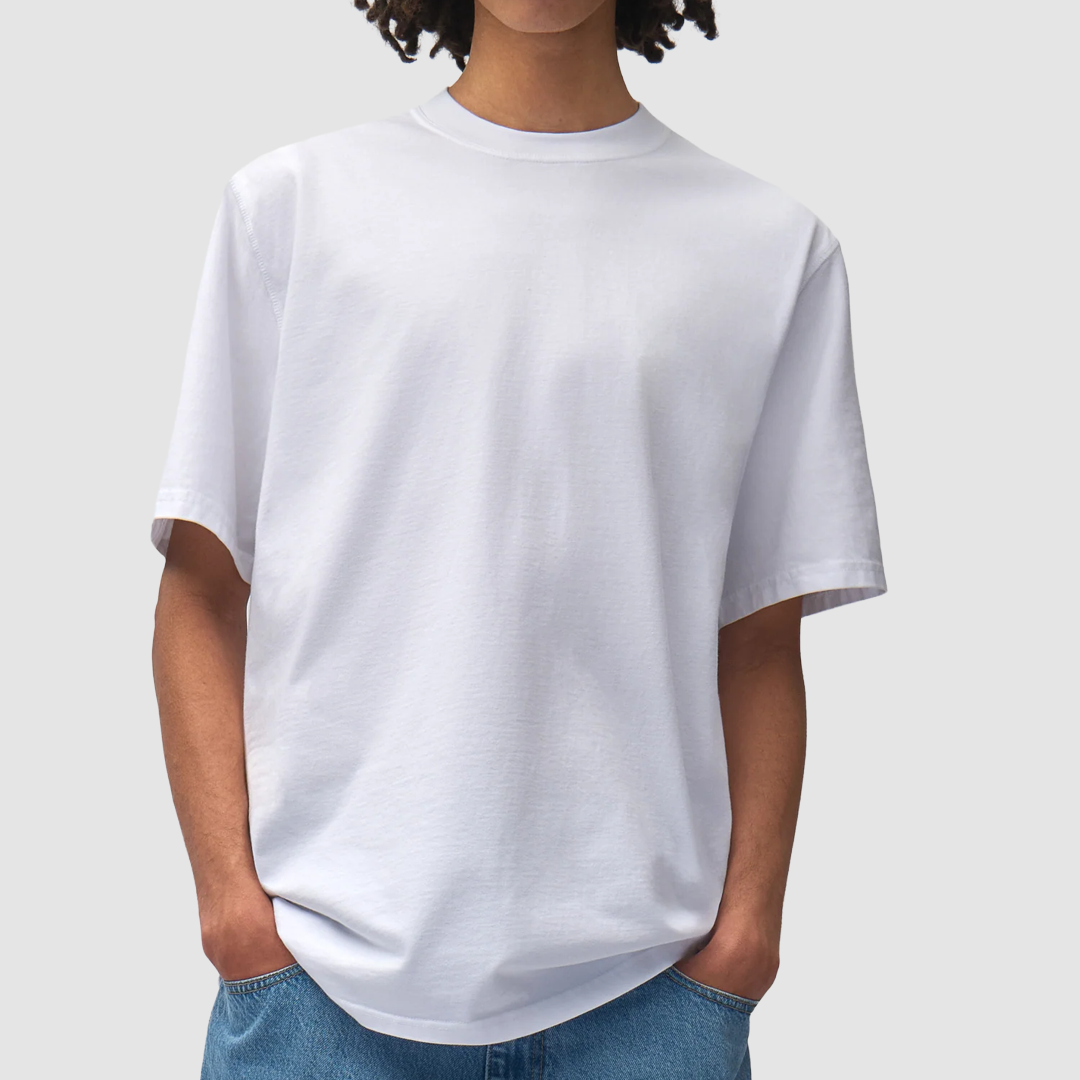 Pink Serial T-Shirt White