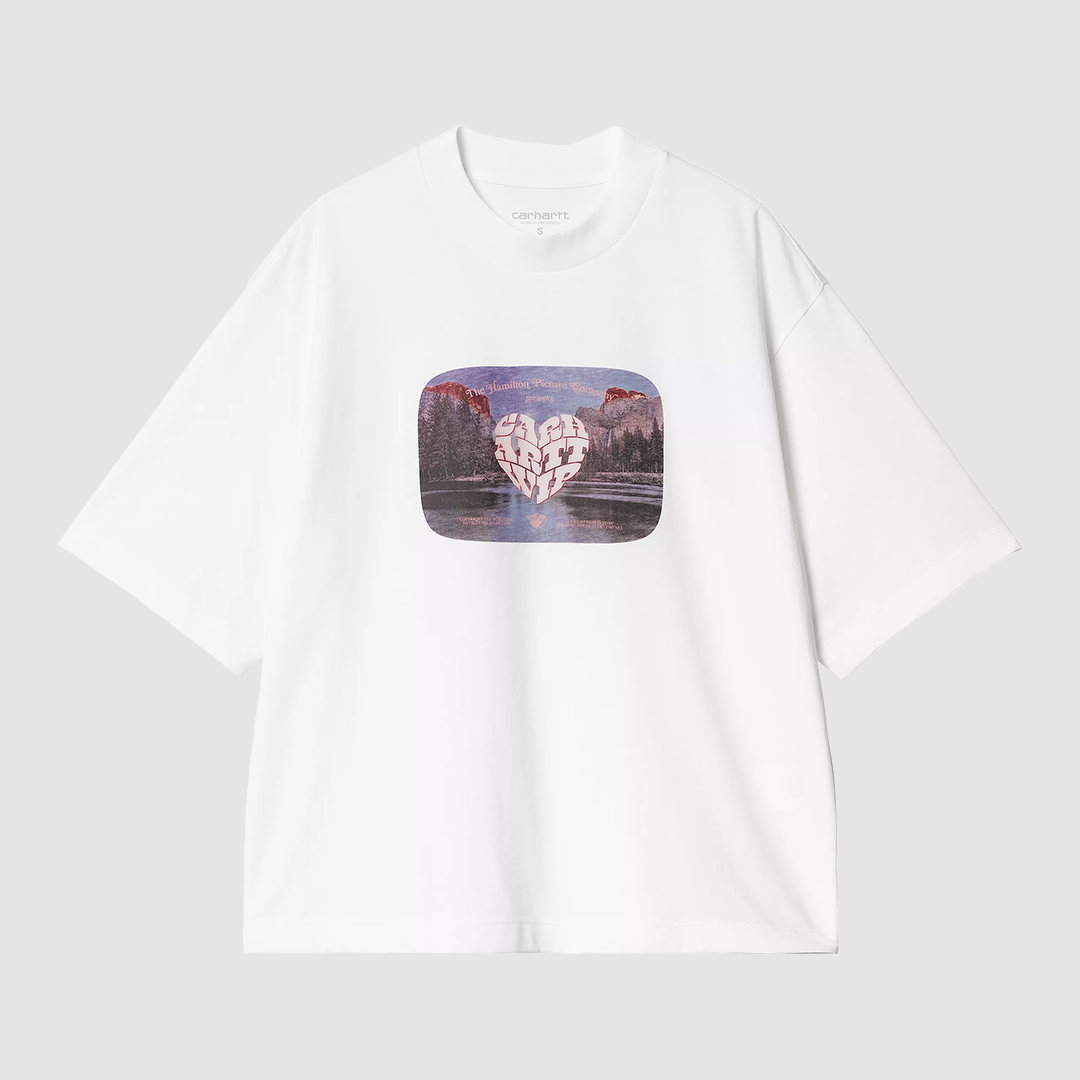 W' S/S Greatest Flicks T Shirt White