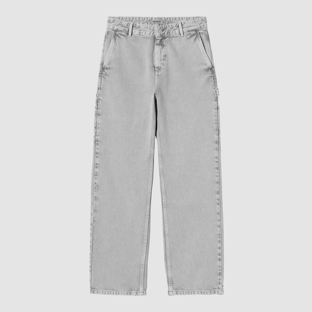 W' Pierce Pant Straight Black Chalk Wash