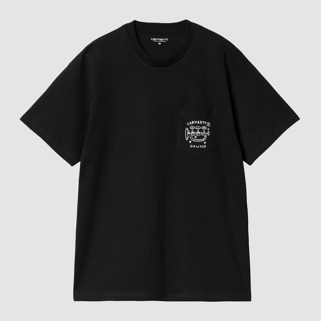 S/S Fragments Pocket Black / White