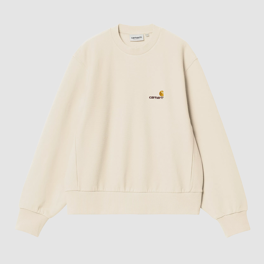 W' American Script Sweat Natural