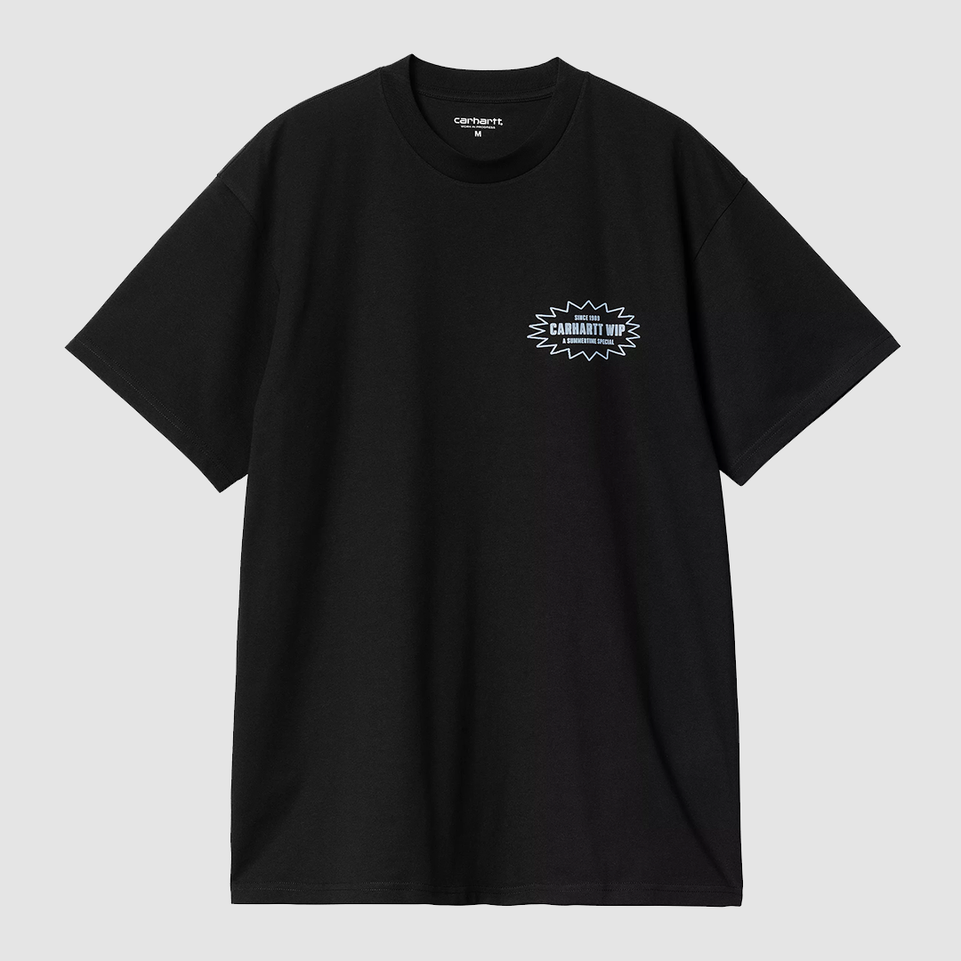 S/S Catalogue T-Shirt Black / Bluebird