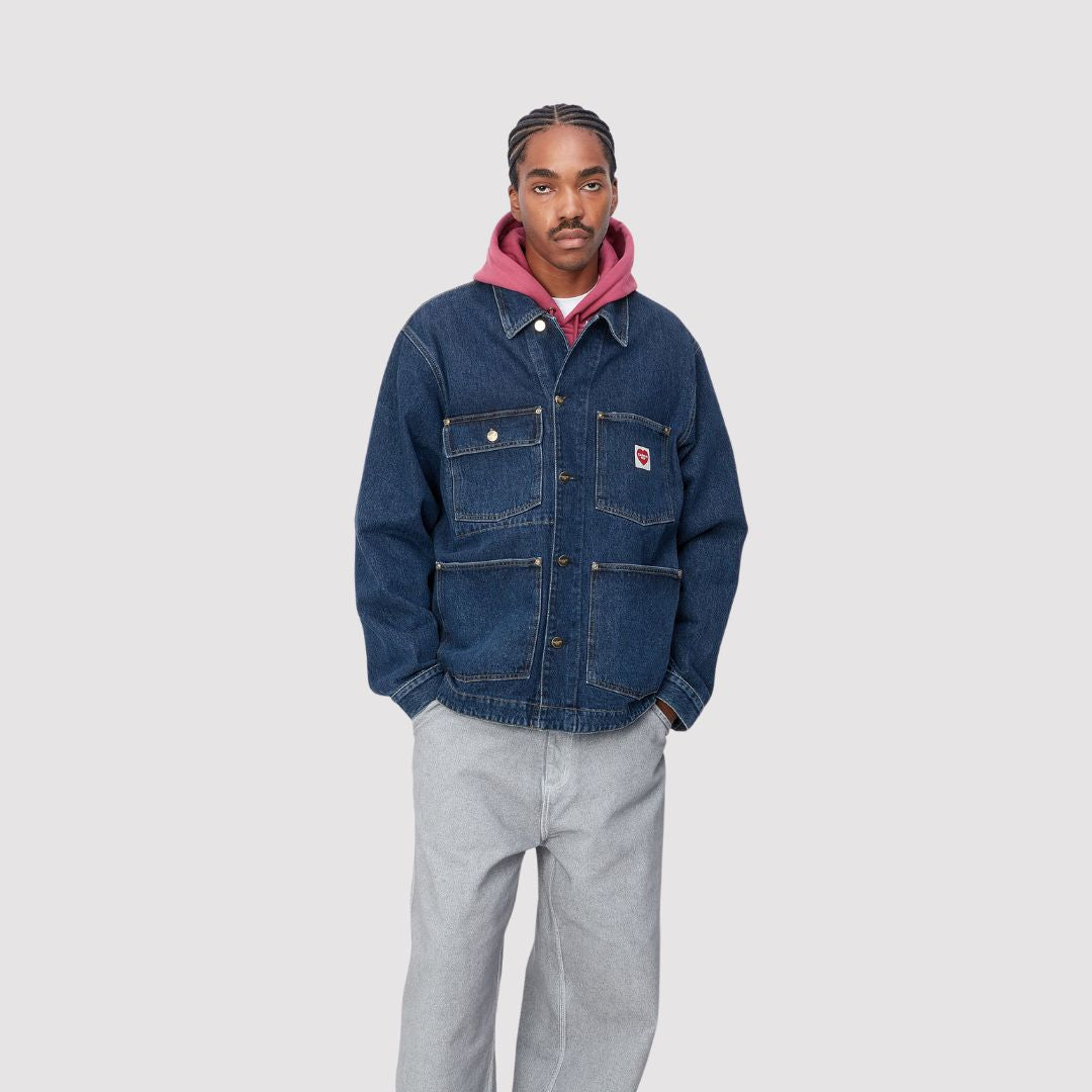 Nash Jacket Blue Stone Washed