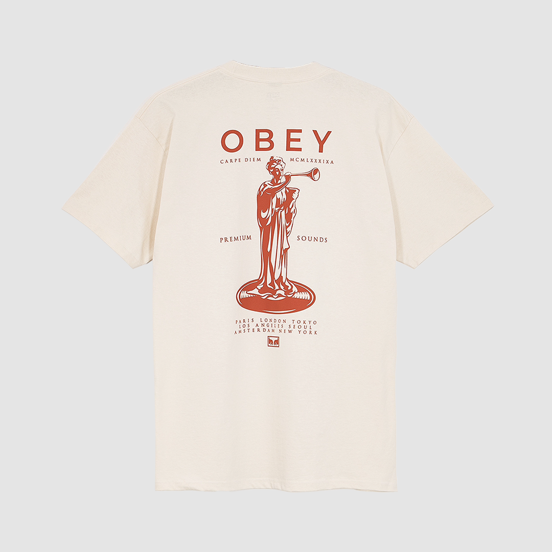 Obey Premium Sounds T-Shirt Cream