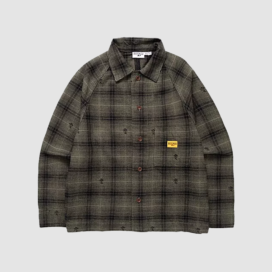 Thistle Plaid Foh Jacket Olive