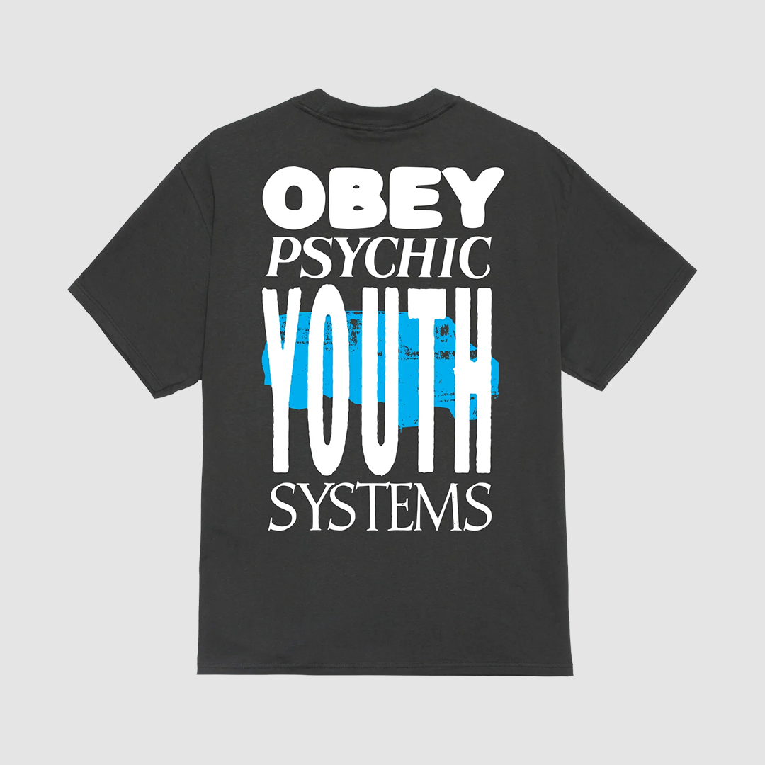 Obey Psychic Youth Systems Vintage Black