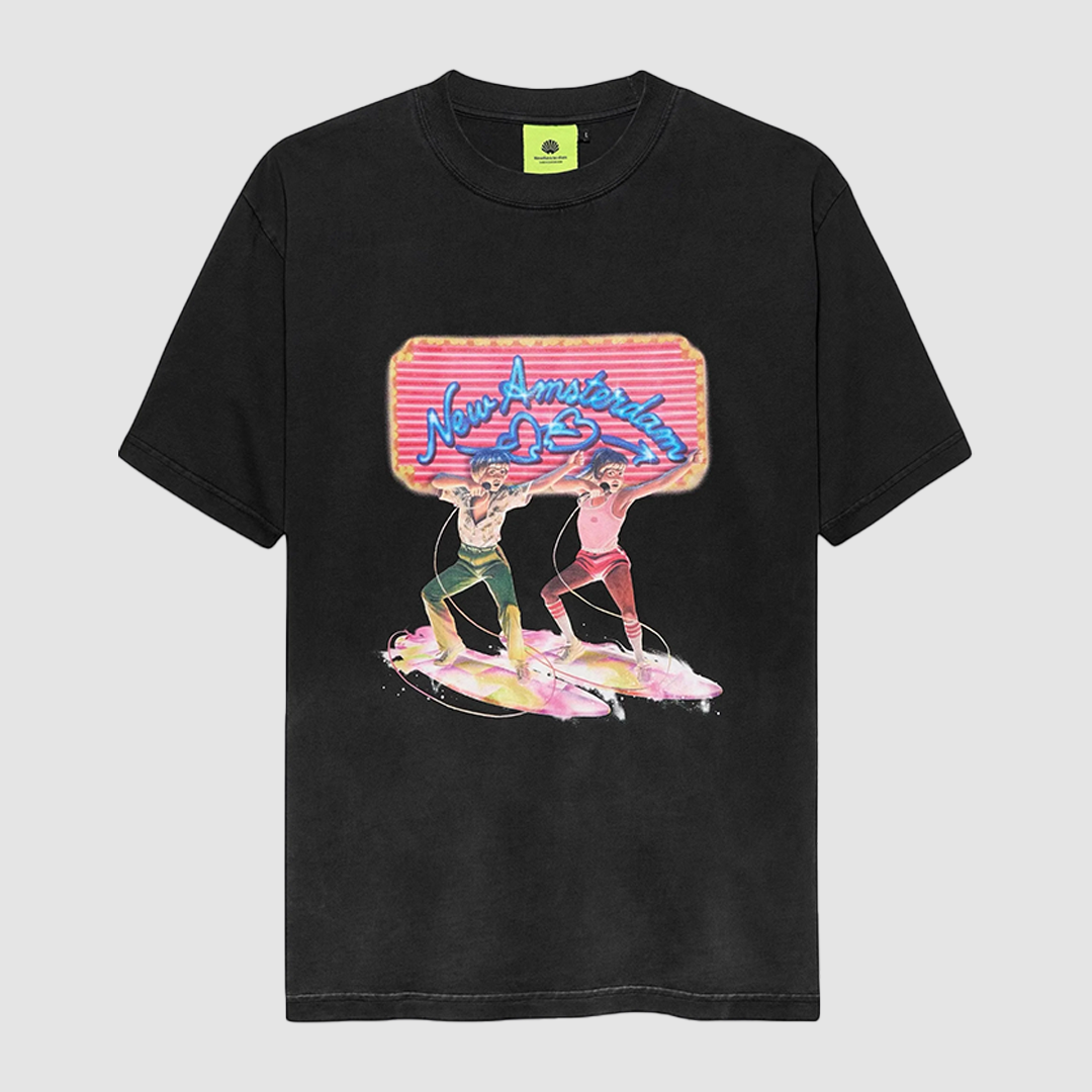 Surf Disco T-Shirt Black