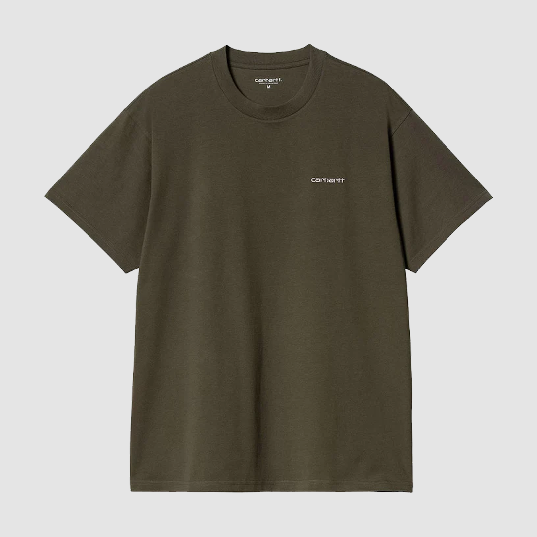 S/S Script Embroidery T-Shirt Turtle / Air Pink