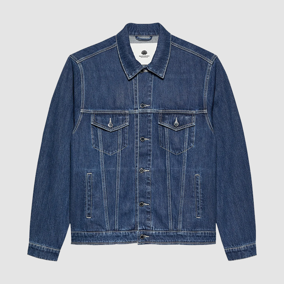 Denim Coated Jacket Bleached