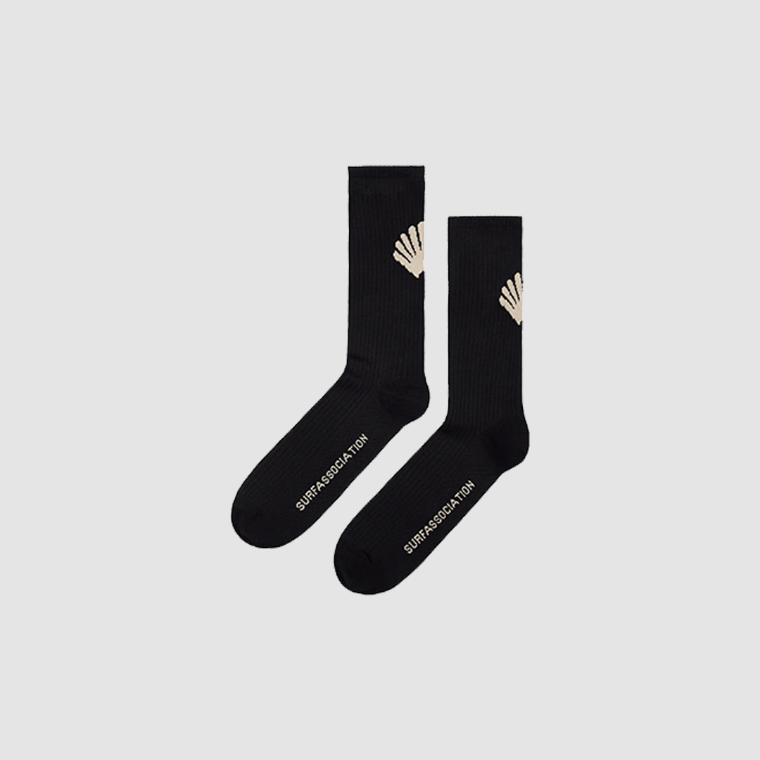 Logo Socks Black / Seneca Rock