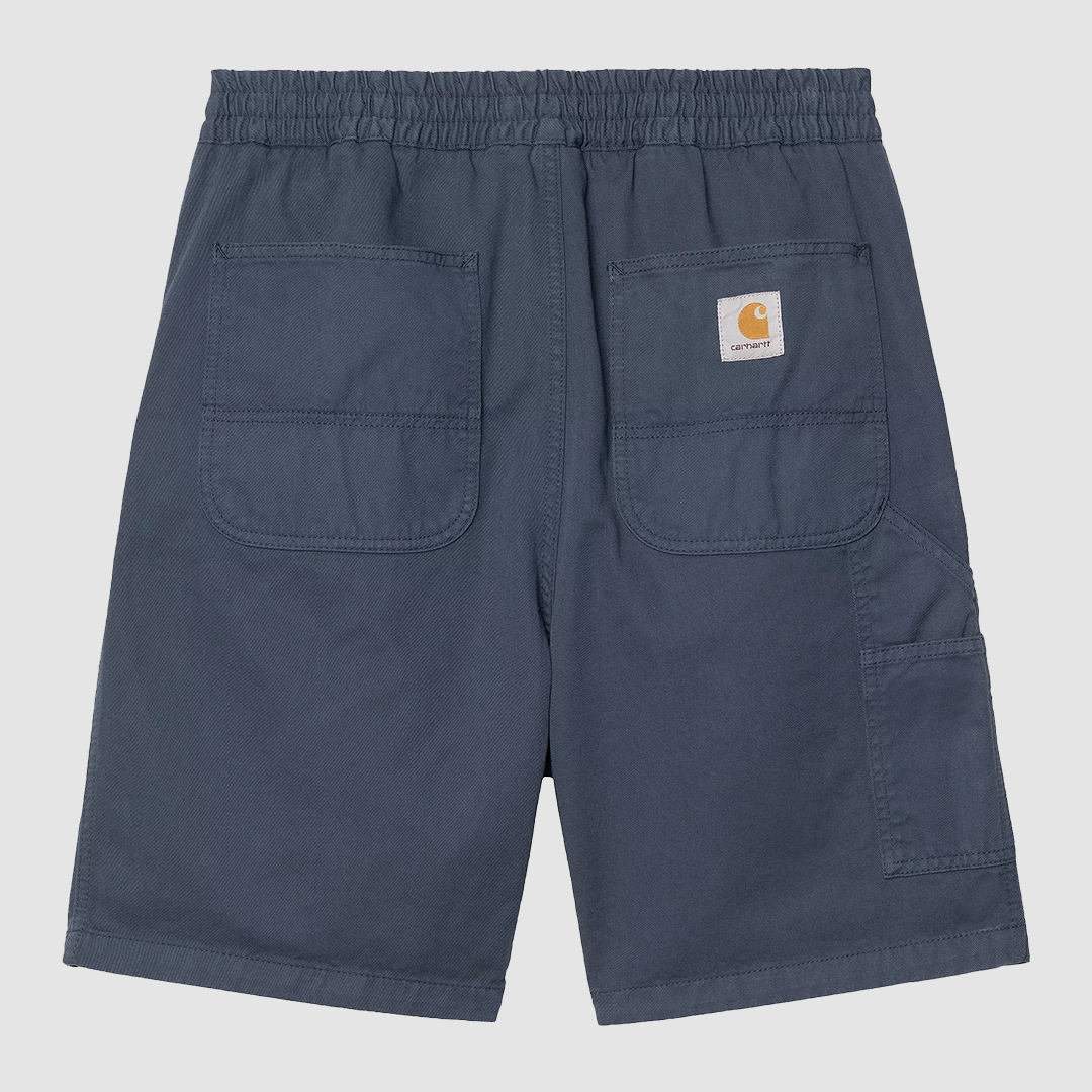 Flint Short Dusky Blue Garment Dyed