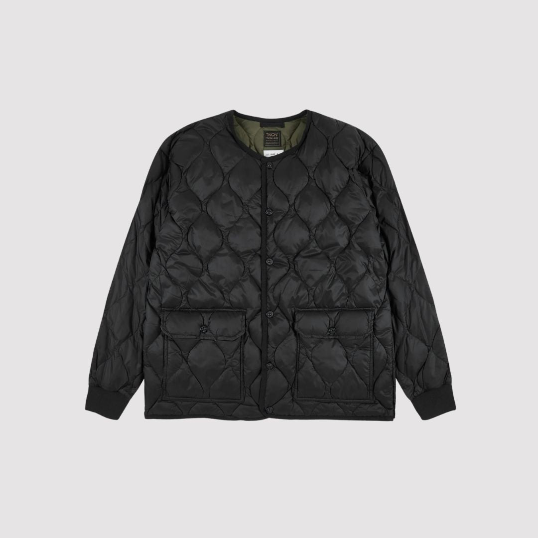 Military Over Size Jacket Black